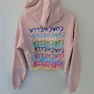 Coachella Cropped Hoodie